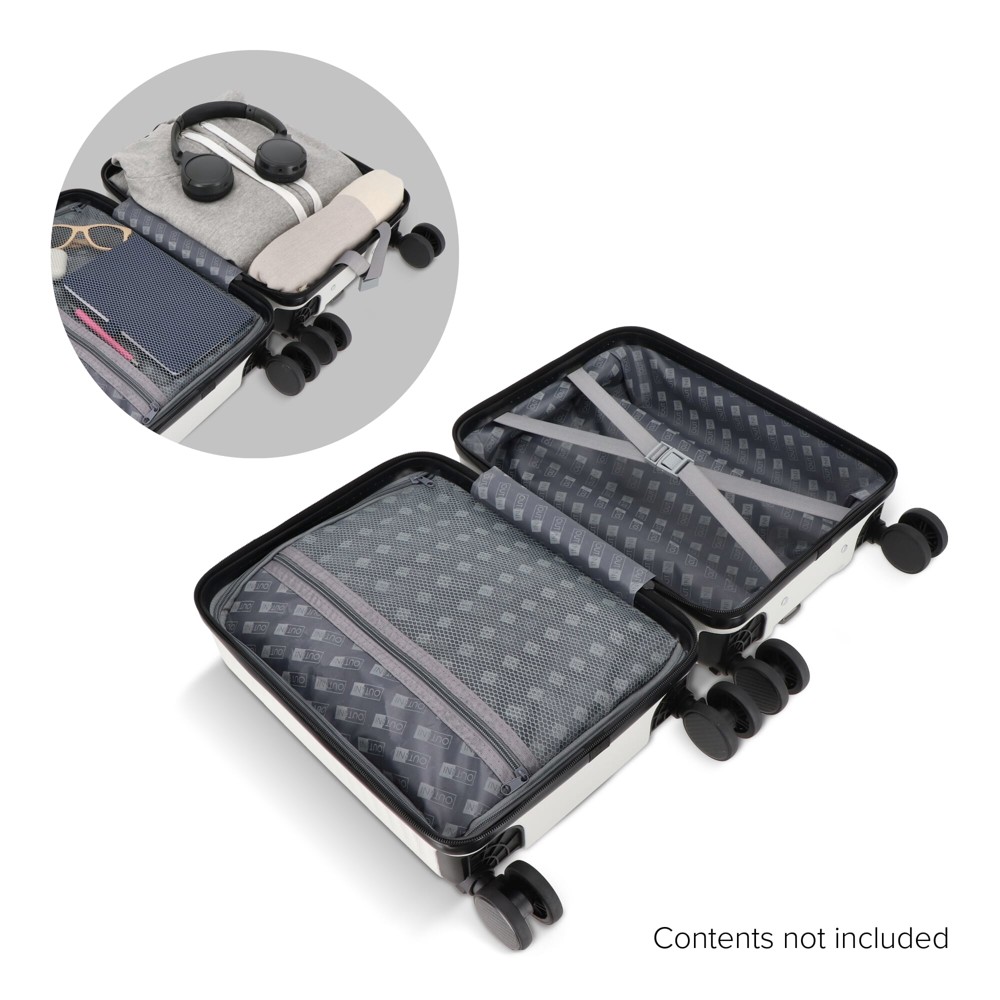 De Nordlyft InSideOut trolley, met afneembare wielen, past onder de stoel.