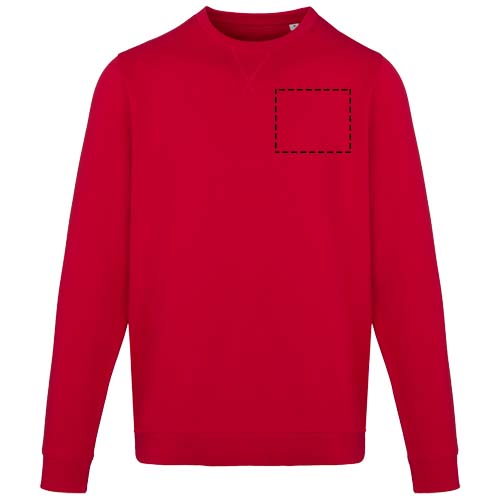 Jasper 280 g/m² unisex OCS gecertificeerde organische gerecyclede trui met ronde hals