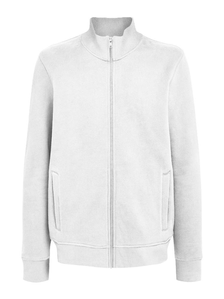 BS Harlem full zip sweater, 280 gr/m² - Wit (WHITE)
