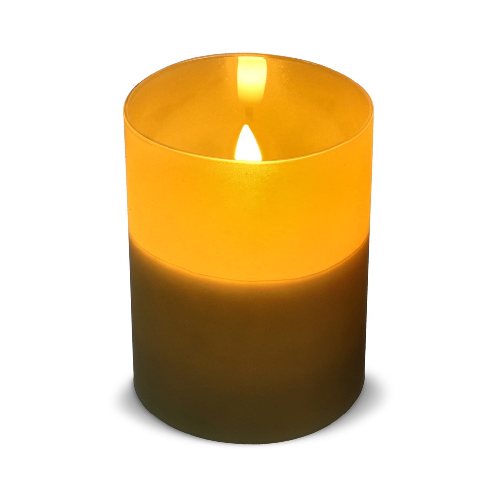 Nyelle oplaadbare LED Wax kaars in glas