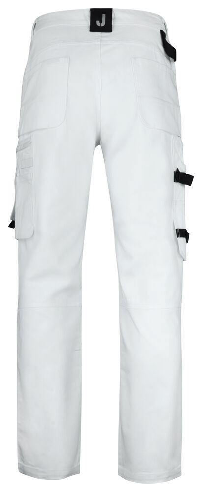 Jobman - 2130 Painters' Trousers Wit/Zwart 146