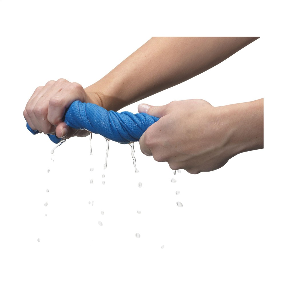 CoolDown koelhanddoek - lichtblauw (± PMS 2995)