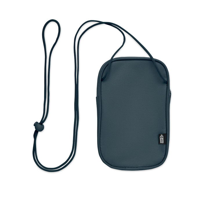 KOROVIN POUCH - Crossbody reistas RPET - Blauw