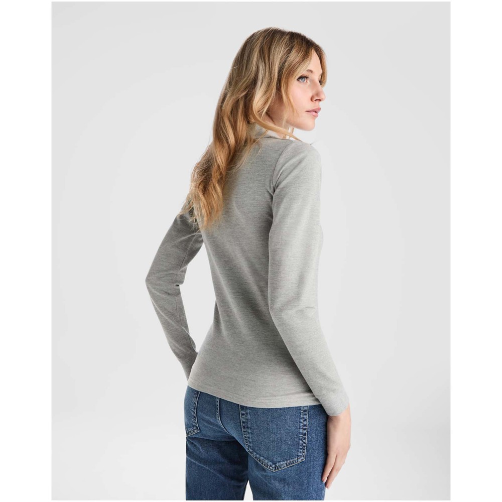 Estrella 220 g/m² damespolo met lange mouwen