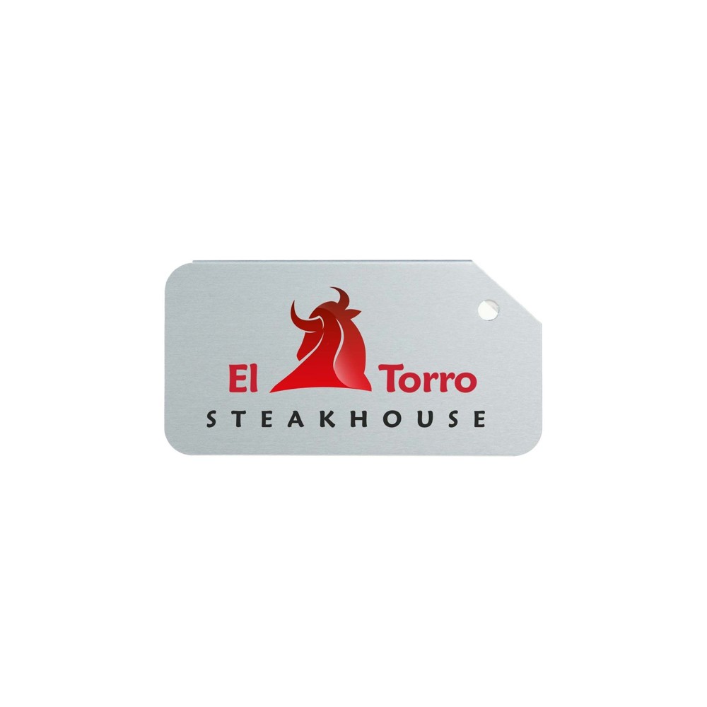 Luggage Tag Aluminium- Zilver