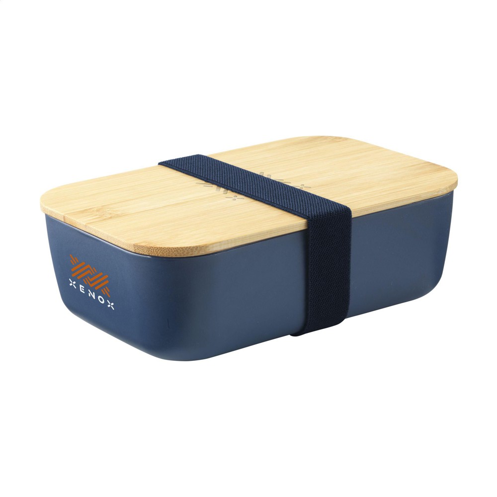 Midori Bamboo Lunchbox - donkerblauw (± PMS 540U)