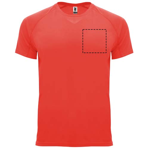 Bahrain 135 g/m² sportshirt met korte mouwen voor heren