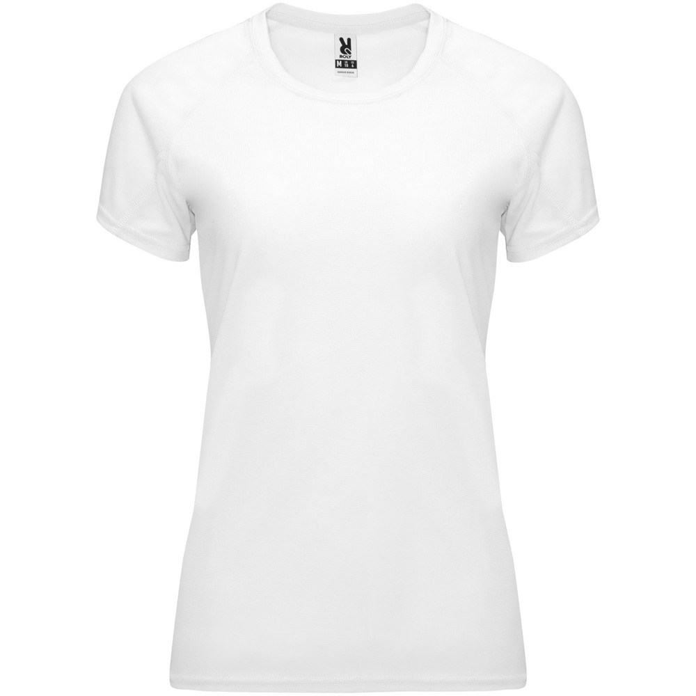 Bahrain 135 g/m² sportshirt met korte mouwen voor dames - Wit