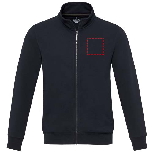 Galena 320 g/m² unisex Aware™ gerecyclede trui met volledige rits