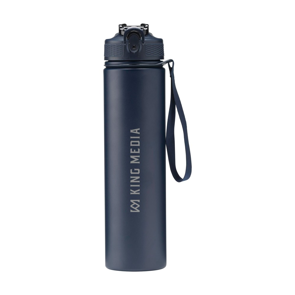 AquaSteel RCS Recycled Water Bottle 750 ml drinkfles - blauw (± PMS 533C)