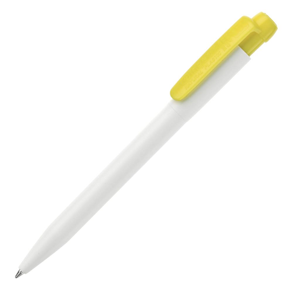 Balpen Ingeo TM Pen hardcolour - Wit / Geel