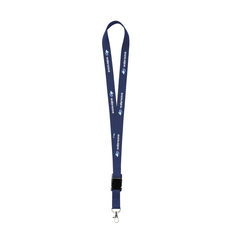 KeyCord 2 cm lanyard - donkerblauw (± PMS 289)