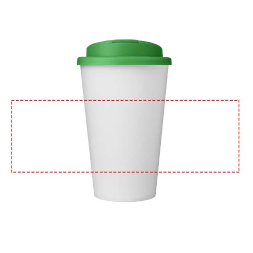 Americano® Eco 350 ml gerecyclede beker met spill-proof deksel