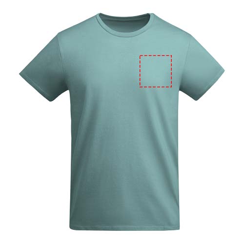 Breda 175 g/m² biologisch katoenen herenshirt met korte mouwen