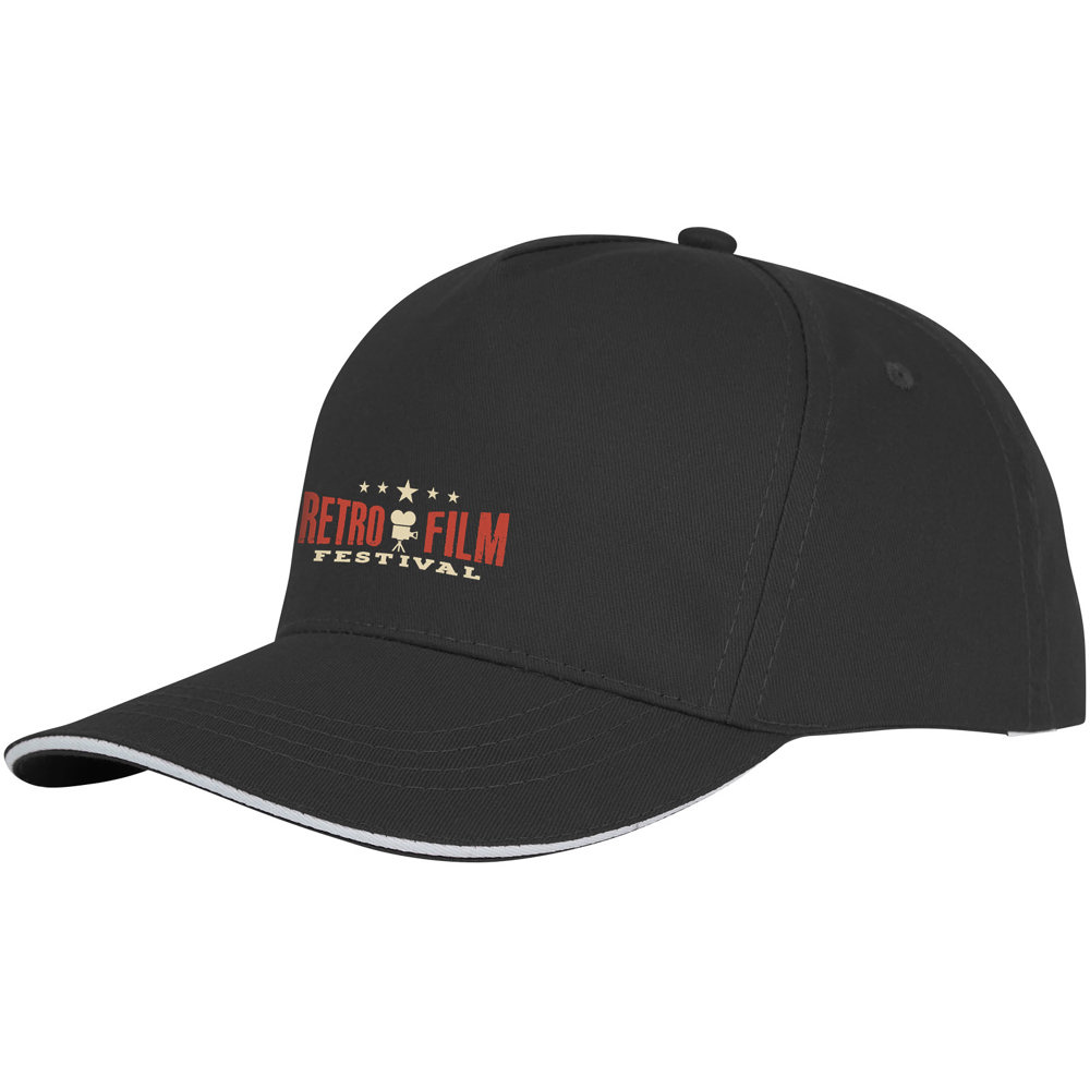 Ceto 175 g/m² 5 panel sandwich cap