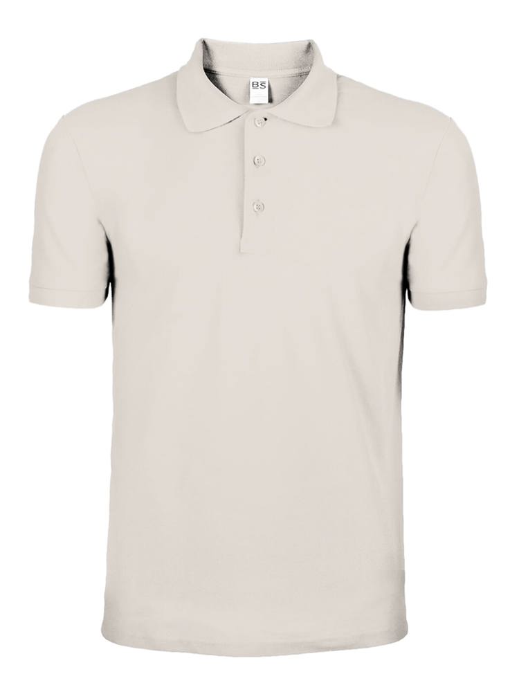 BS Evolution polo, 180 gr/m² - Gebroken wit (12-0304 TPG)