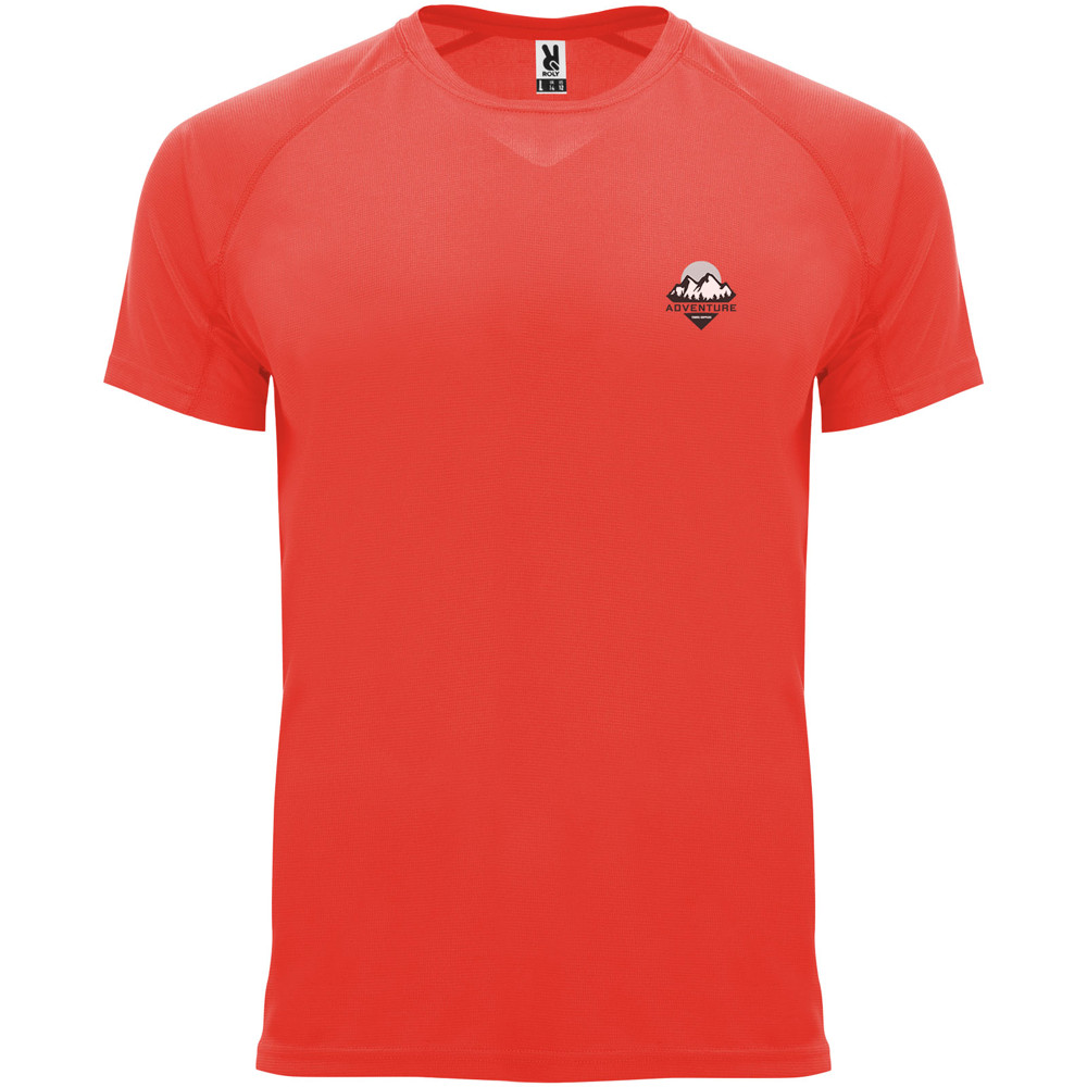 Bahrain 135 g/m² sportshirt met korte mouwen voor kinderen