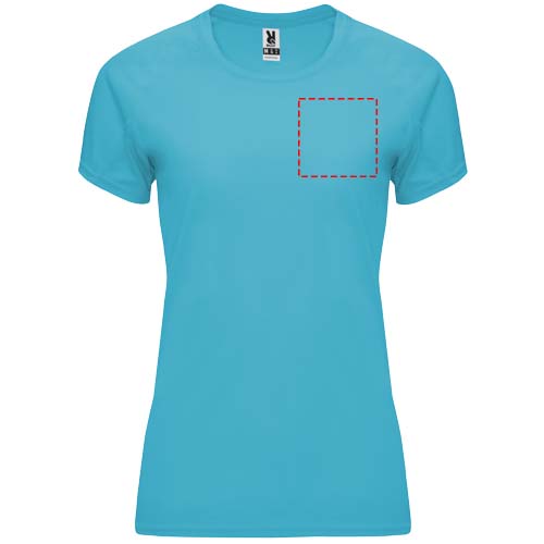 Bahrain 135 g/m² sportshirt met korte mouwen voor dames