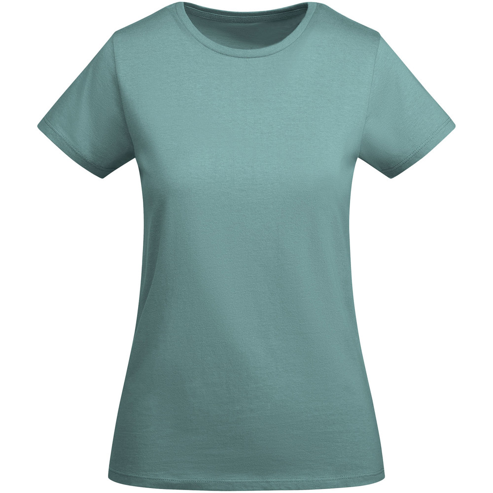 Breda 175 g/m² biologisch katoenen dames T-shirt met korte mouwen - Stoffig blauw