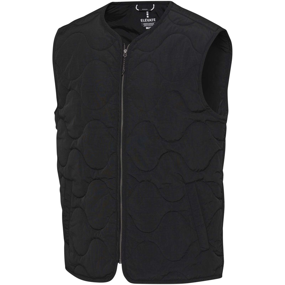 Quartz GRS gerecyclede gewatteerde unisex bodywarmer
