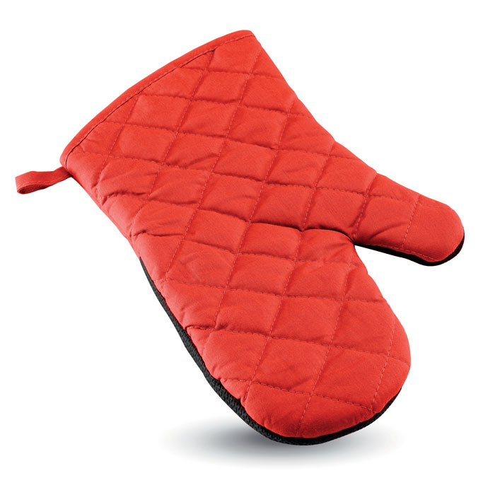 NEOKIT - Katoenen ovenwant - Rood
