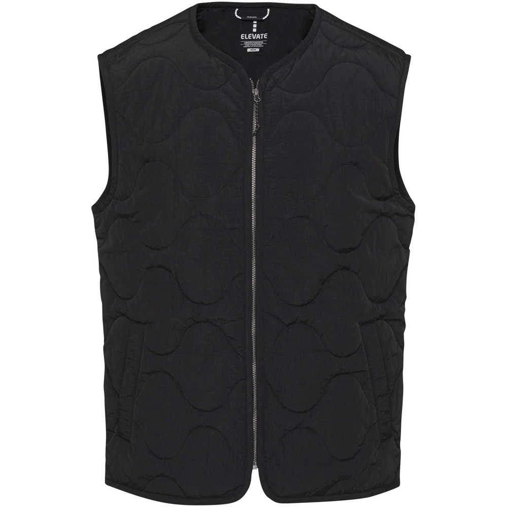 Quartz GRS gerecyclede gewatteerde unisex bodywarmer