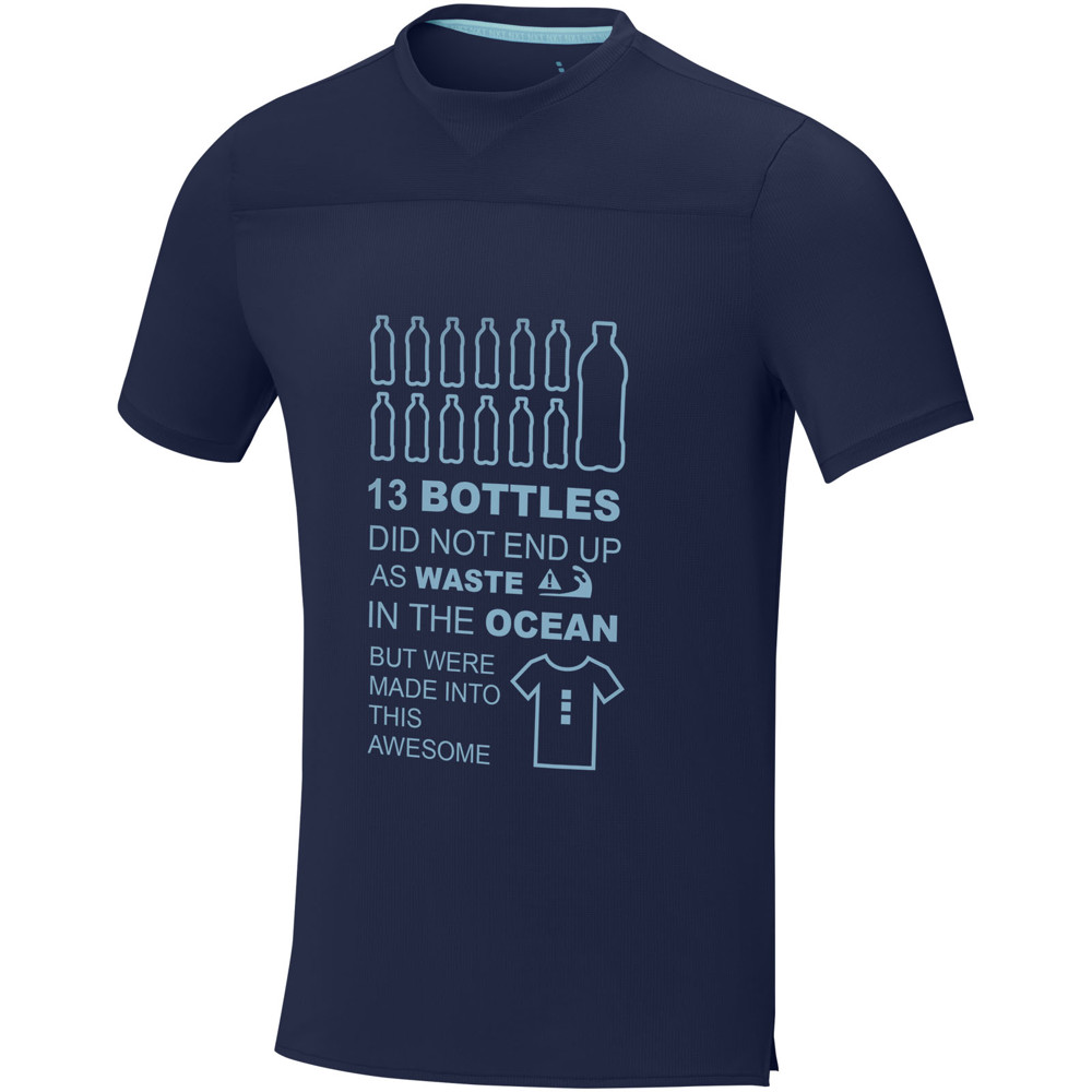 Borax 160 g/m² Heren T-shirt met korte mouwen, cool fit, GRS gerecycled