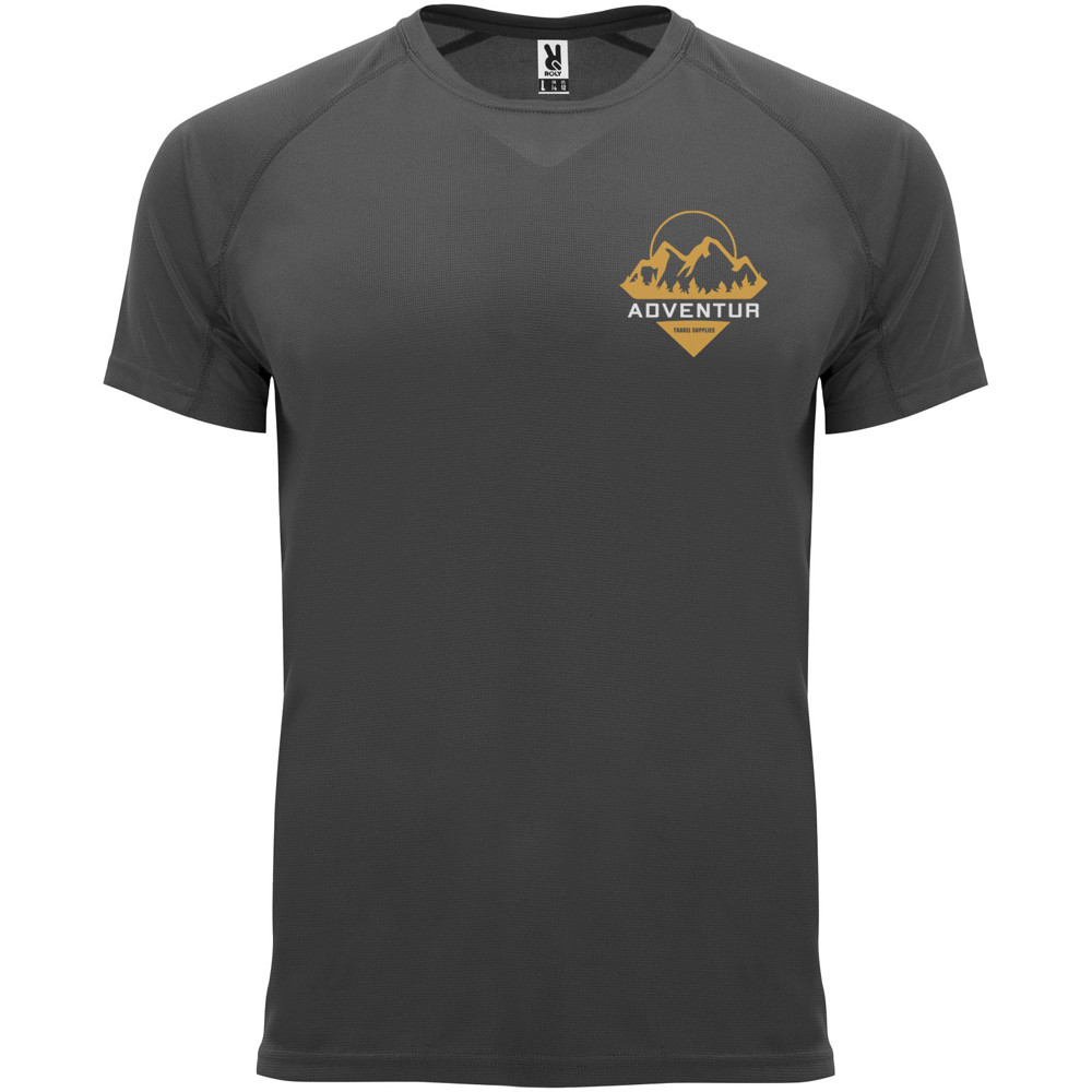 Bahrain 135 g/m² sportshirt met korte mouwen voor heren