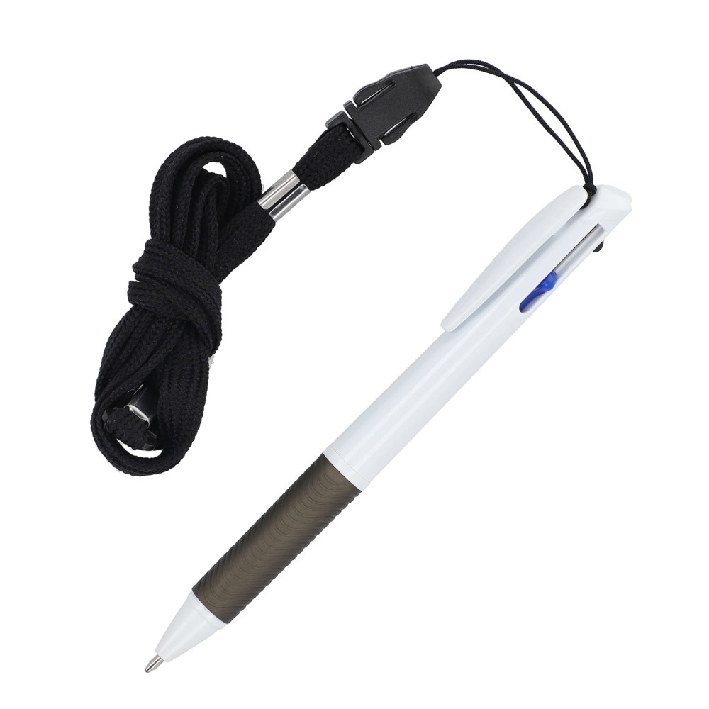 3-kleuren met met grip en keycord - Wit / Zwart