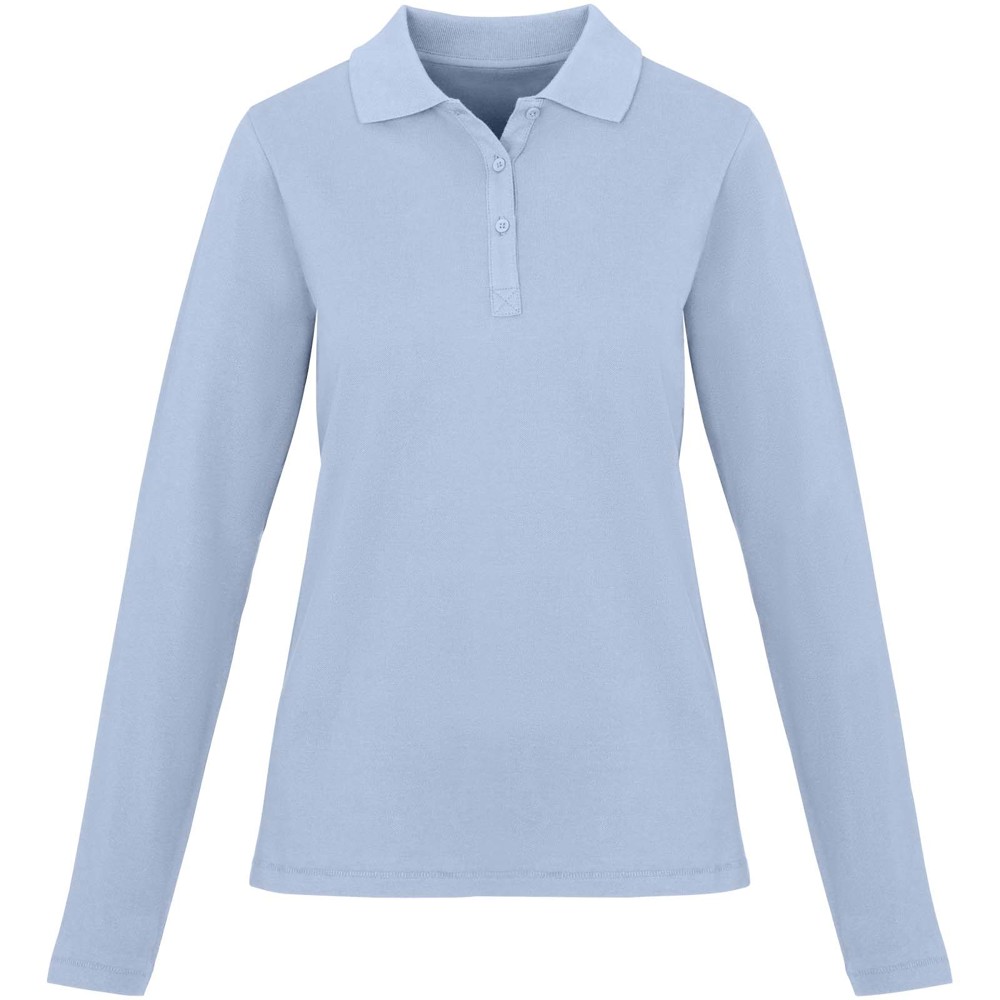 Calgary 180 g/m² damespolo met lange mouwen