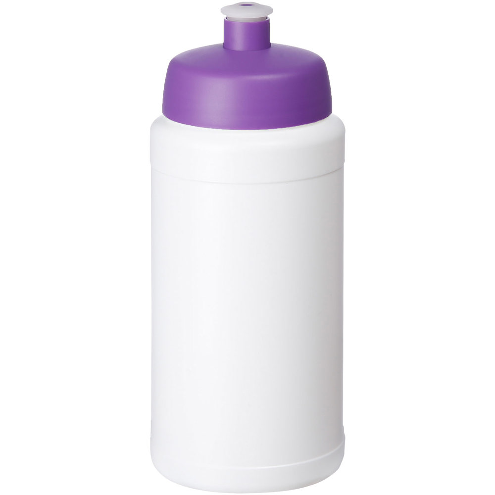 Baseline® Plus 500 ml drinkfles met sportdeksel - Wit, Paars
