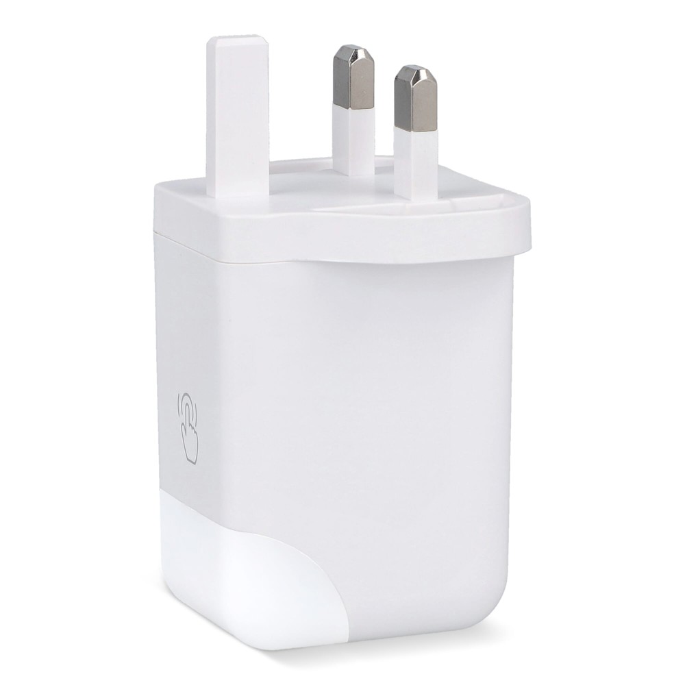 Xoopar ICE-G 65W GaN Adapter met UK Plug - Wit