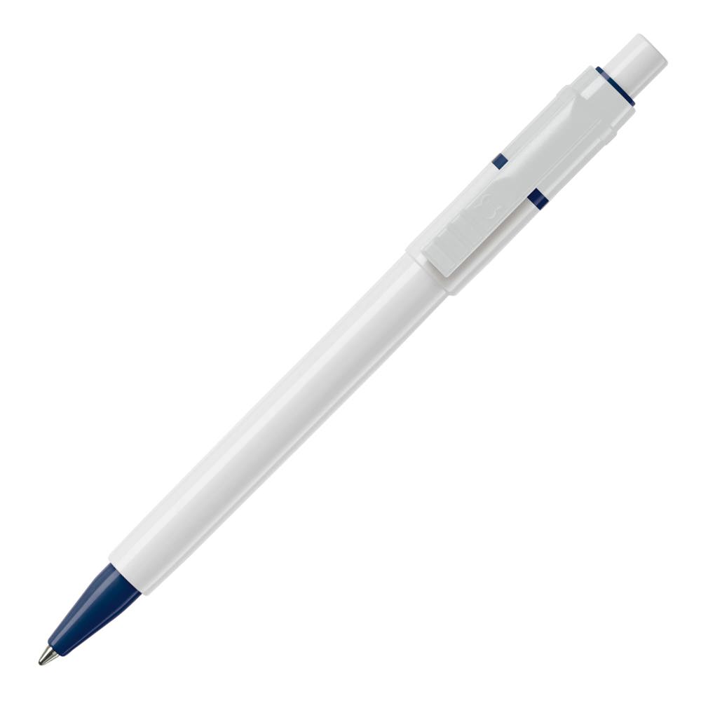 Balpen Baron hardcolour - Wit / Donkerblauw