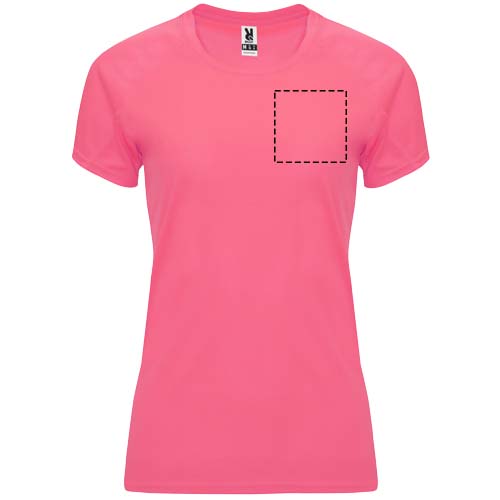 Bahrain 135 g/m² sportshirt met korte mouwen voor dames