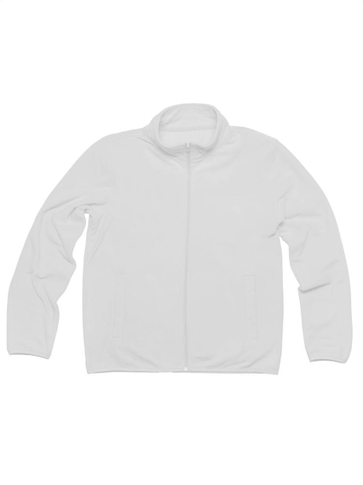 BS Niagara full zip fleece sweater, 160 gr/m² - Wit (WHITE)