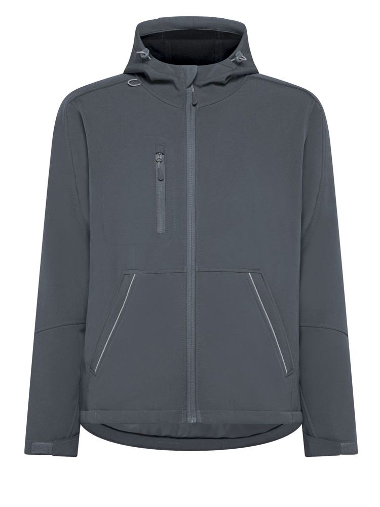 BS Storm padded dames softshell jas, 270 gr/m² - Donkergrijs (PMS 7540C)