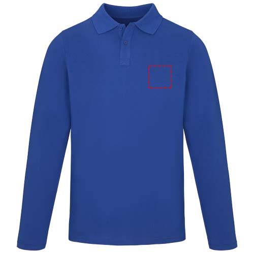 Calgary 180 g/m² herenpolo met lange mouwen
