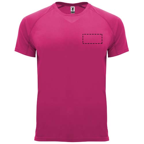 Bahrain 135 g/m² sportshirt met korte mouwen voor kinderen
