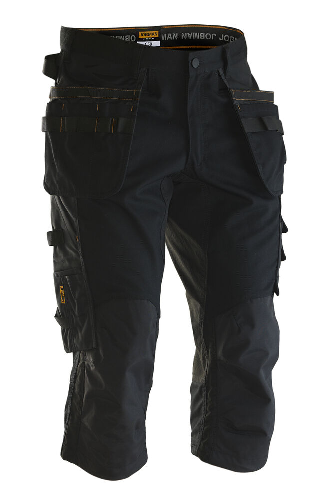 Jobman - 2167 Long Shorts Stretch Zwart 104