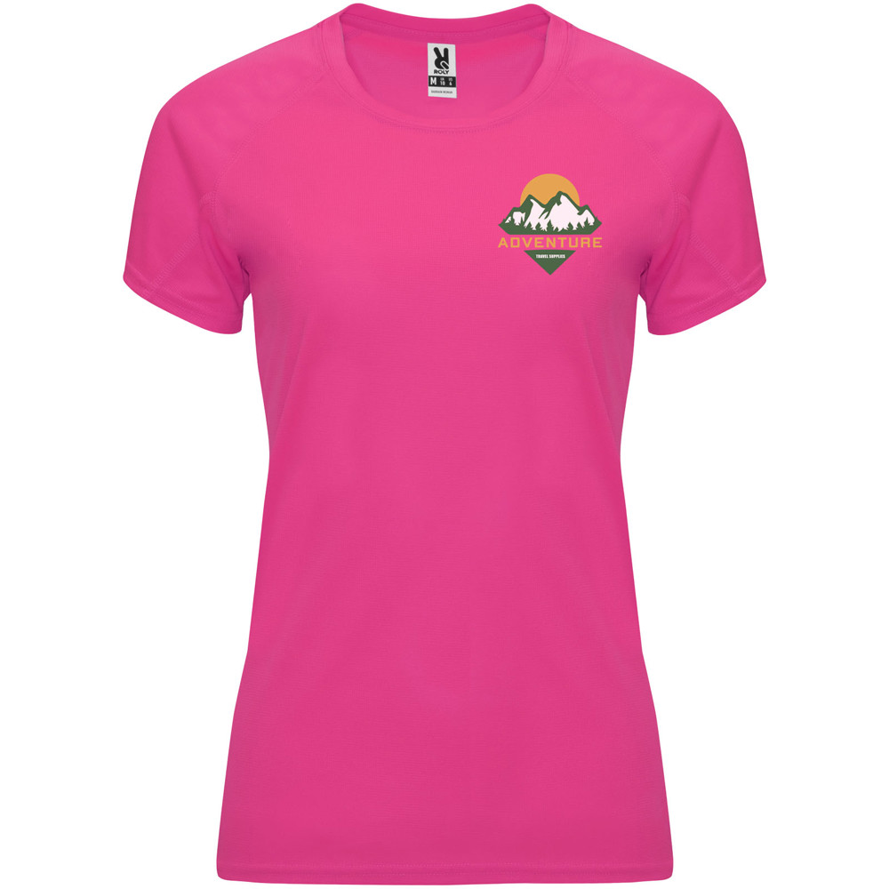 Bahrain 135 g/m² sportshirt met korte mouwen voor dames