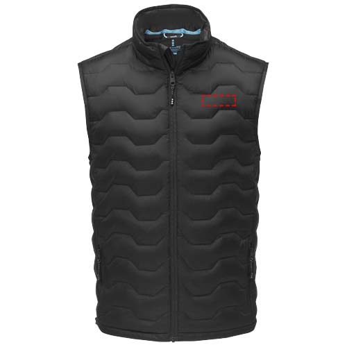 Petalite GRS gerecyclede geïsoleerde down bodywarmer voor heren