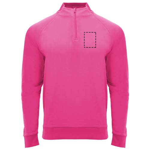 Epiro 200 g/m² unisex sweatshirt met lange mouwen en kwartrits