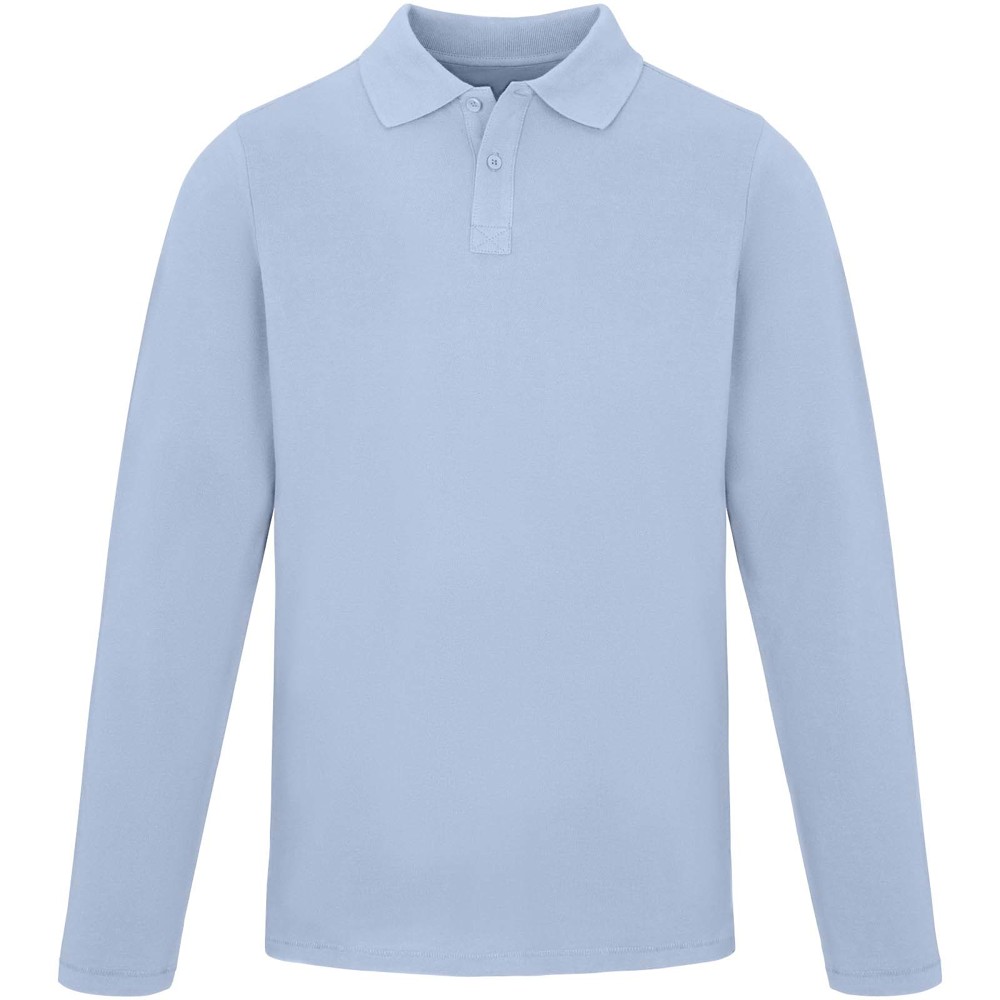 Calgary 180 g/m² herenpolo met lange mouwen