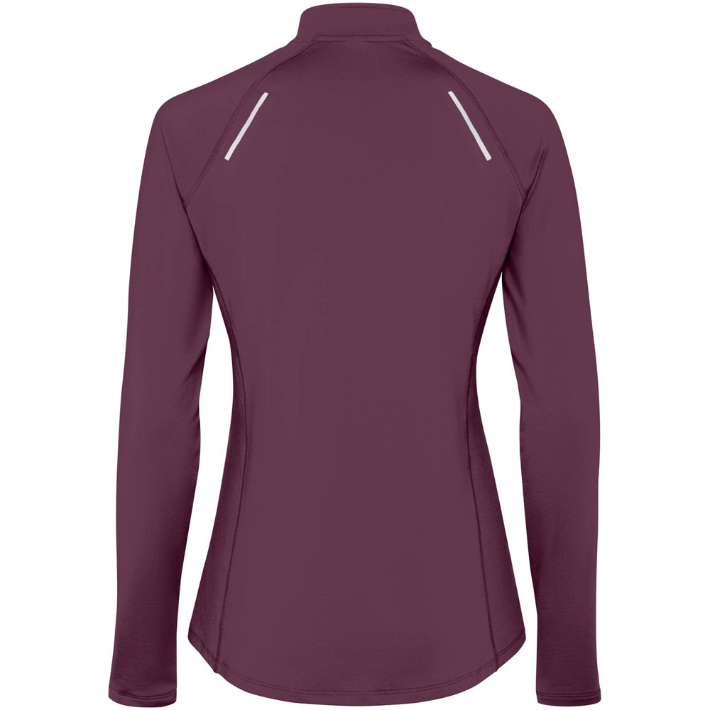 Estambul 200 g/m² damessweater met lange mouwen en halve rits