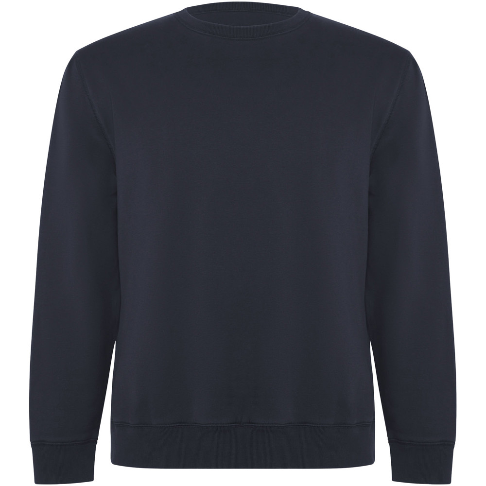 Batian 300 g/m² biologisch katoenen uniseks sweater met ronde hals - Marineblauw