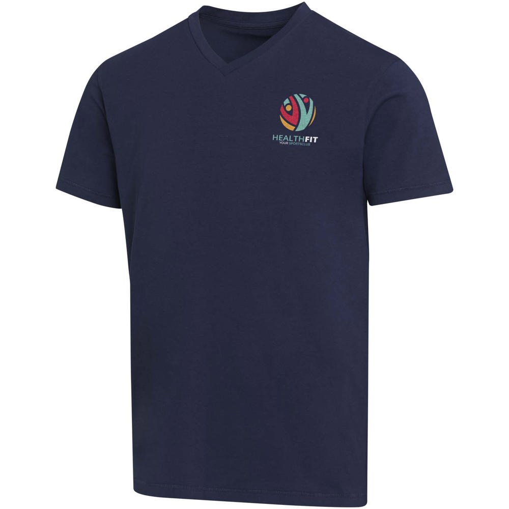 Balfour 200 g/m² unisex OCS organisch T-shirt met korte mouwen en V-hals