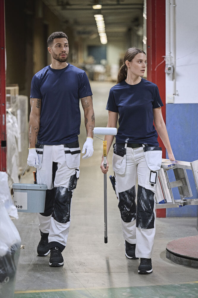 Jobman - 2129 Painters' Trousers HP Wit/Zwart C60