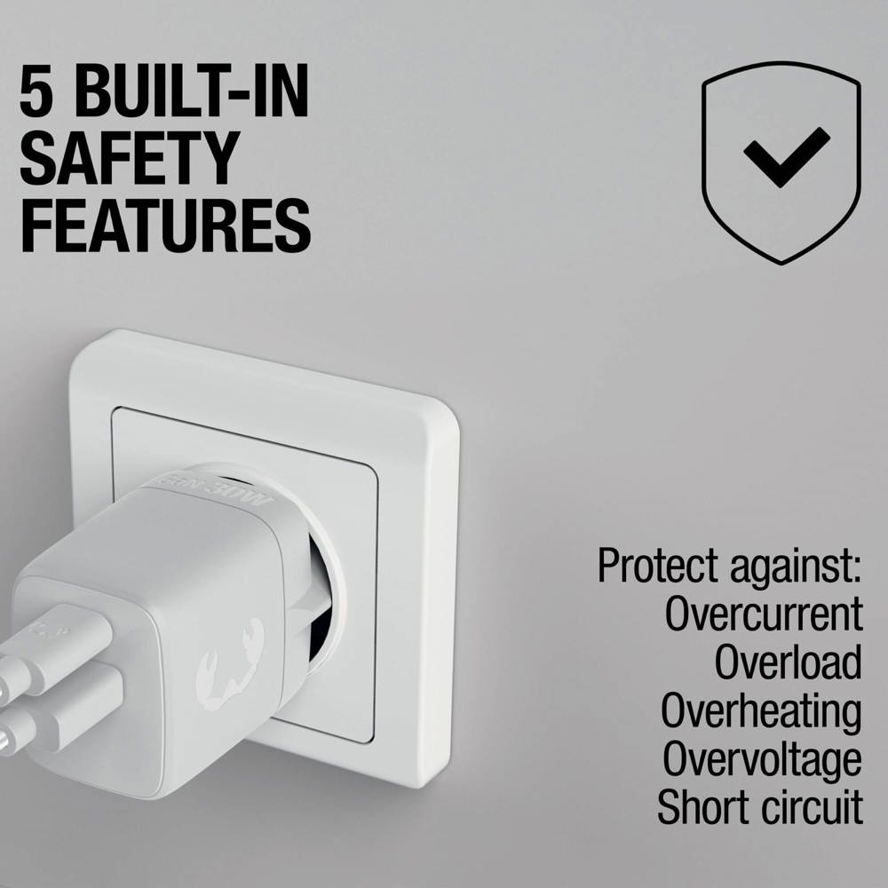 Fresh 'n Rebel 30W Snellader GaN USB-C &amp; USB-A