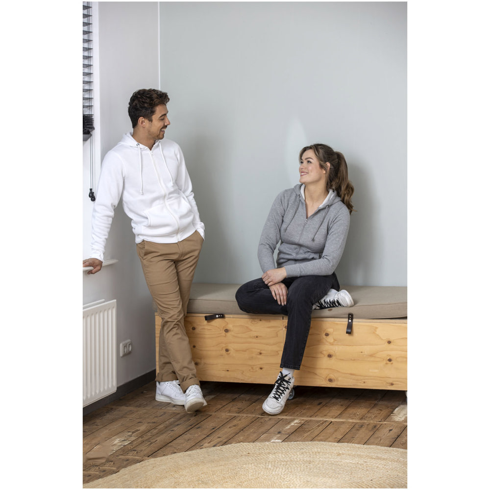 Charon 240 g/m² heren hoodie met ritssluiting