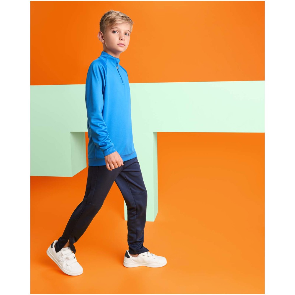Epiro 200 g/m² sweatshirt met lange mouwen en kwartrits voor kinderen